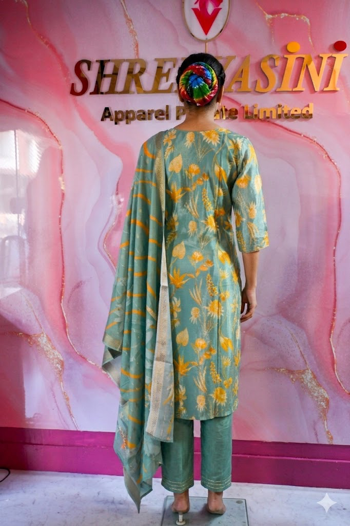 Premium 3-Piece Indian Party Wear Chudidar Suit Set